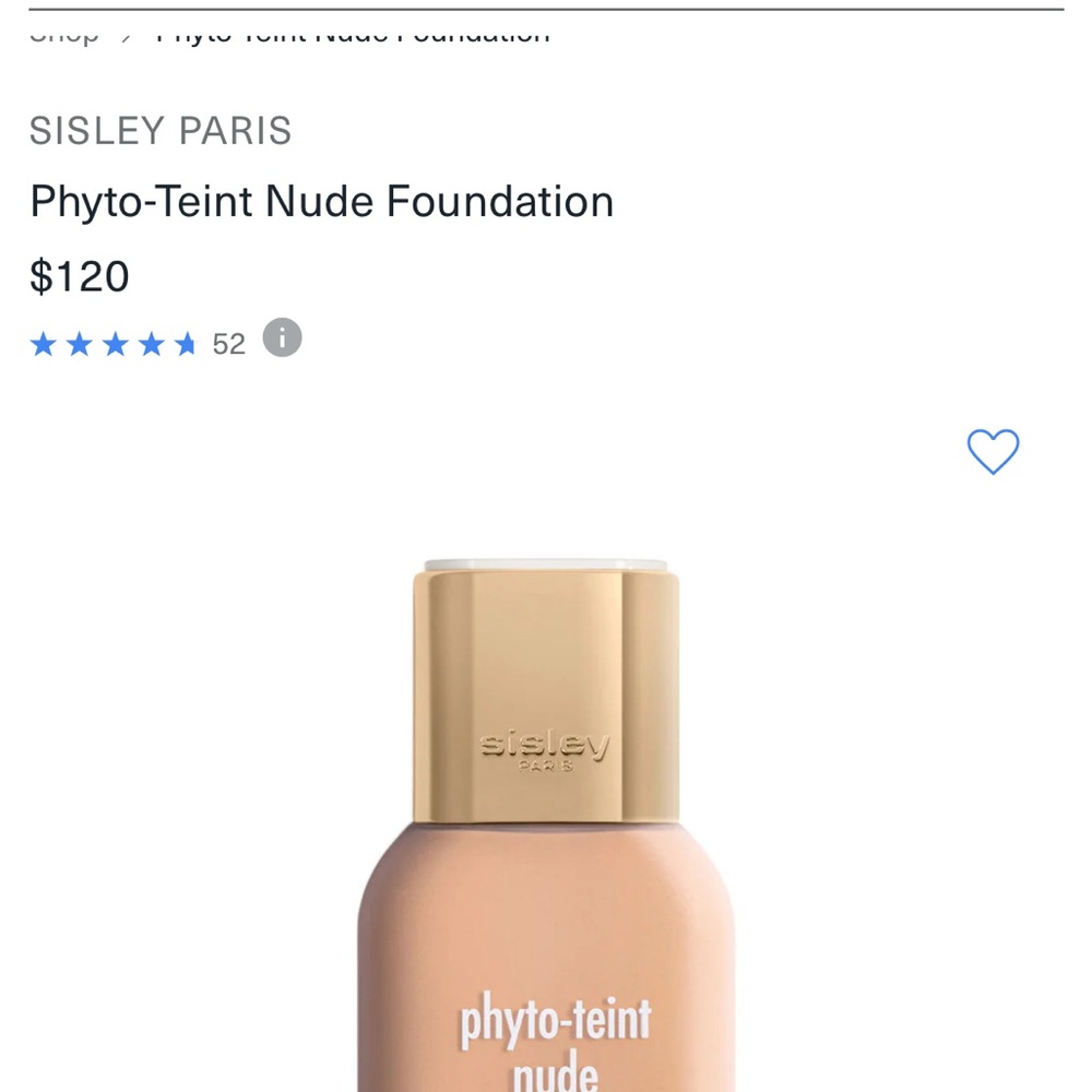 Sisley-Paris Phyto-Teint Nude Foundation - Tan - save $21 and no tax !! New item
